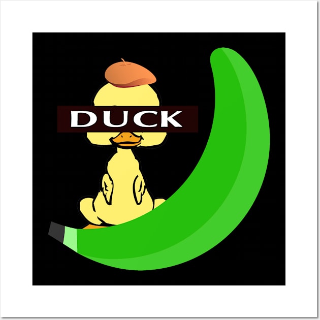 Banana Duck Wall Art by 29 hour design